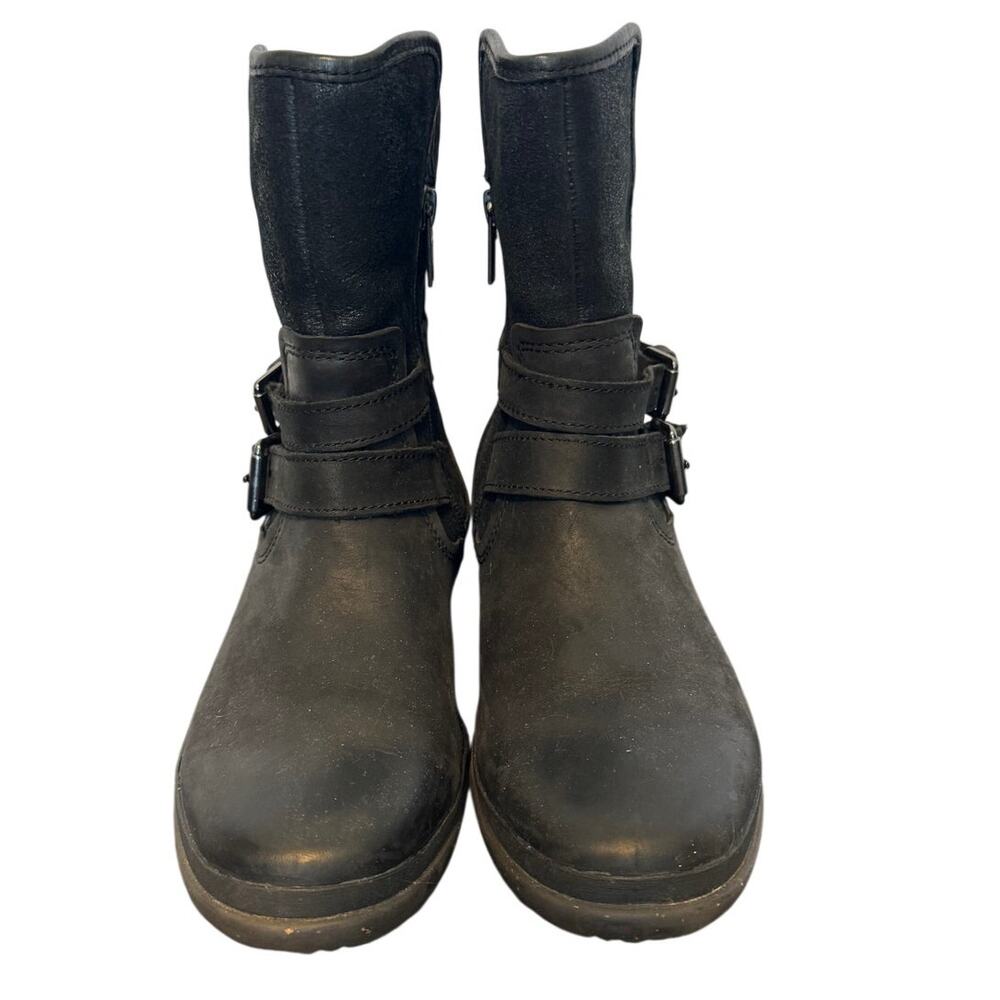UGG Simmens Waterproof Moto Combat Boots